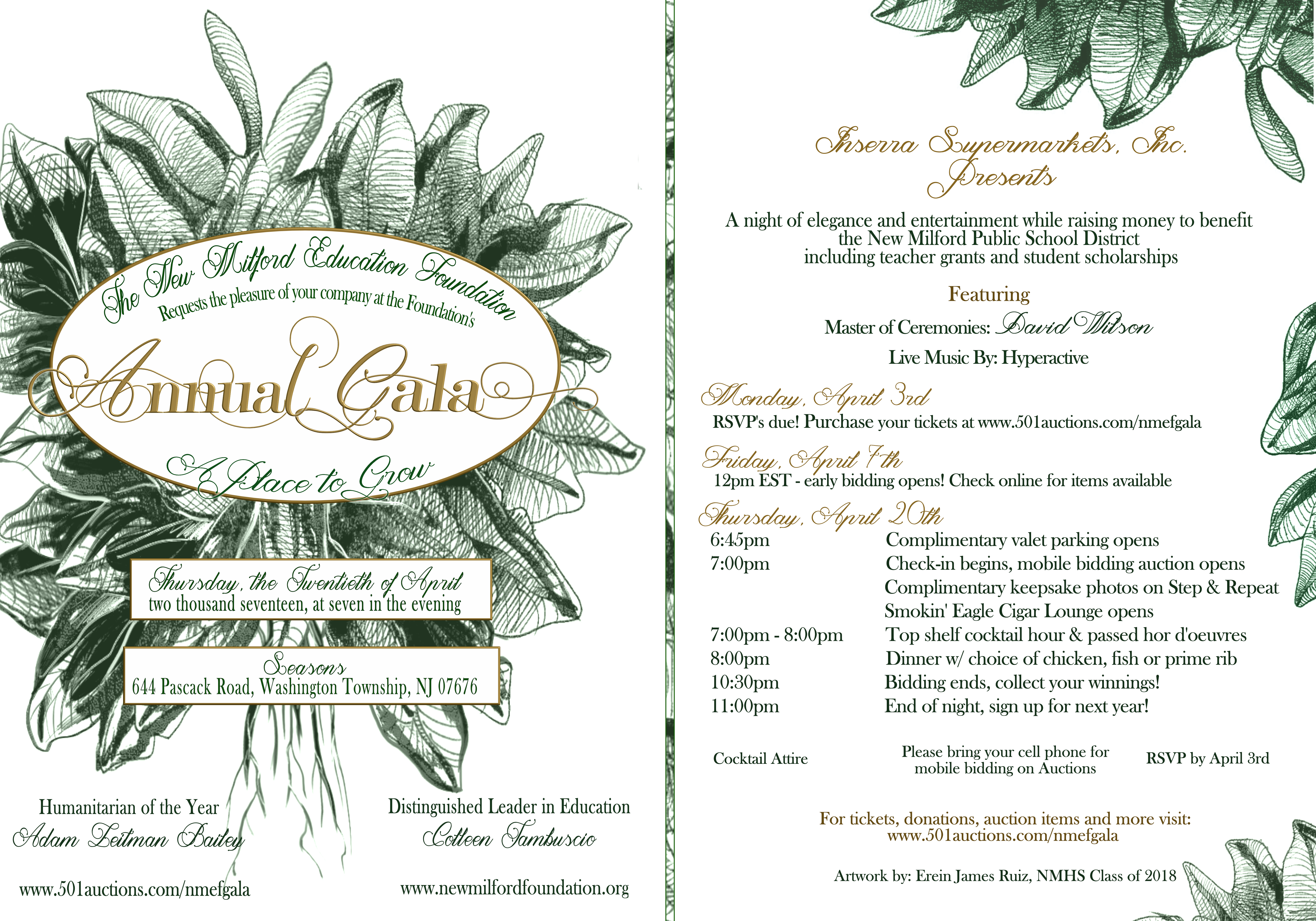 Invitation Annual Gala - Adam Leitman Bailey